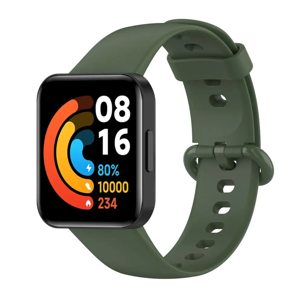 Gelang lembut gelang olahraga pengganti tali silikon untuk Xiaomi Mi Watch 2 Lite/Redmi Watch 2 Lite