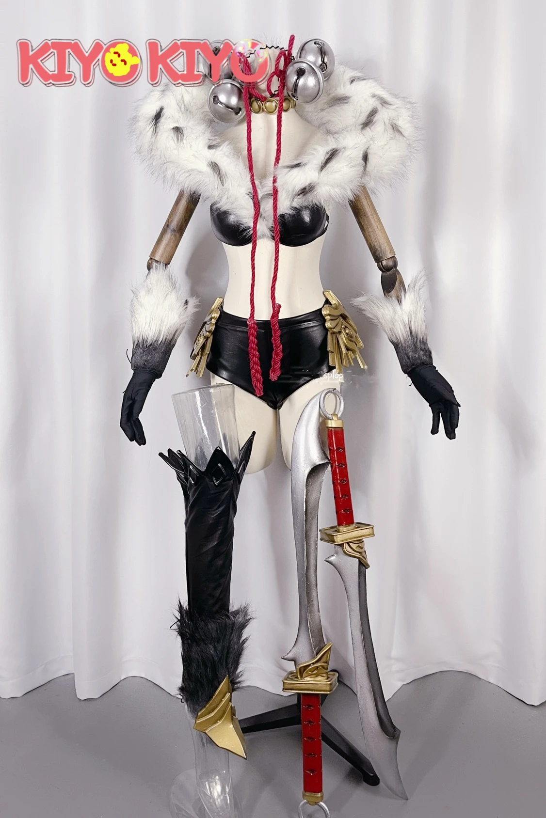 KIYO-KIYO Custom made size Granblue Fantasy Yuel Cosplay Costume Yuel Female Costumes Props Accessories