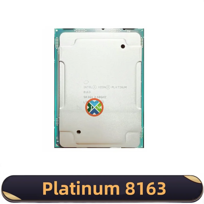 معالج Intel Xeon 8163 CPU 2.5 جيجا هرتز 33 ميجا بايت 165 وات 24 نواة 48 خيط بلاتينيوم 8163 معالج LGA3647 Platinum8163