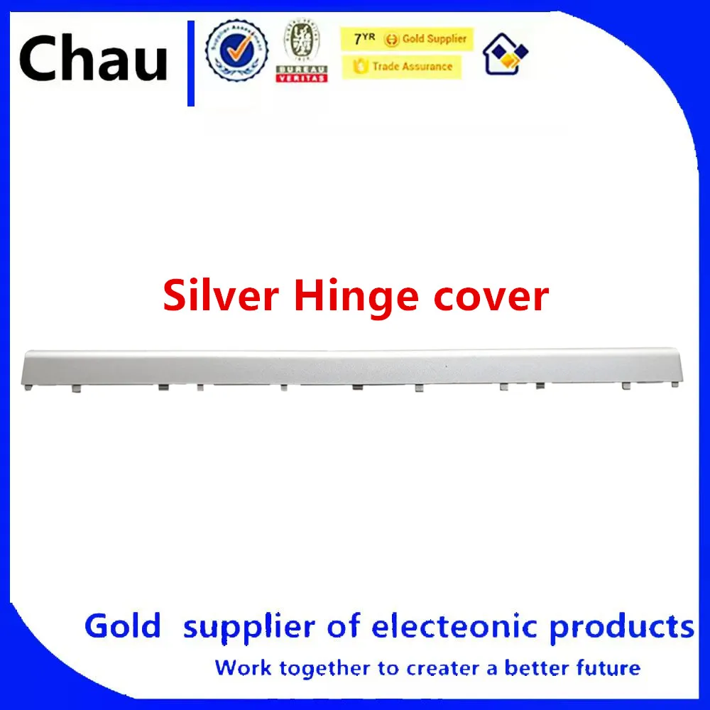 New For Chau  Probook 440 445 G7 Silver border LCD Screen Hinge Cover