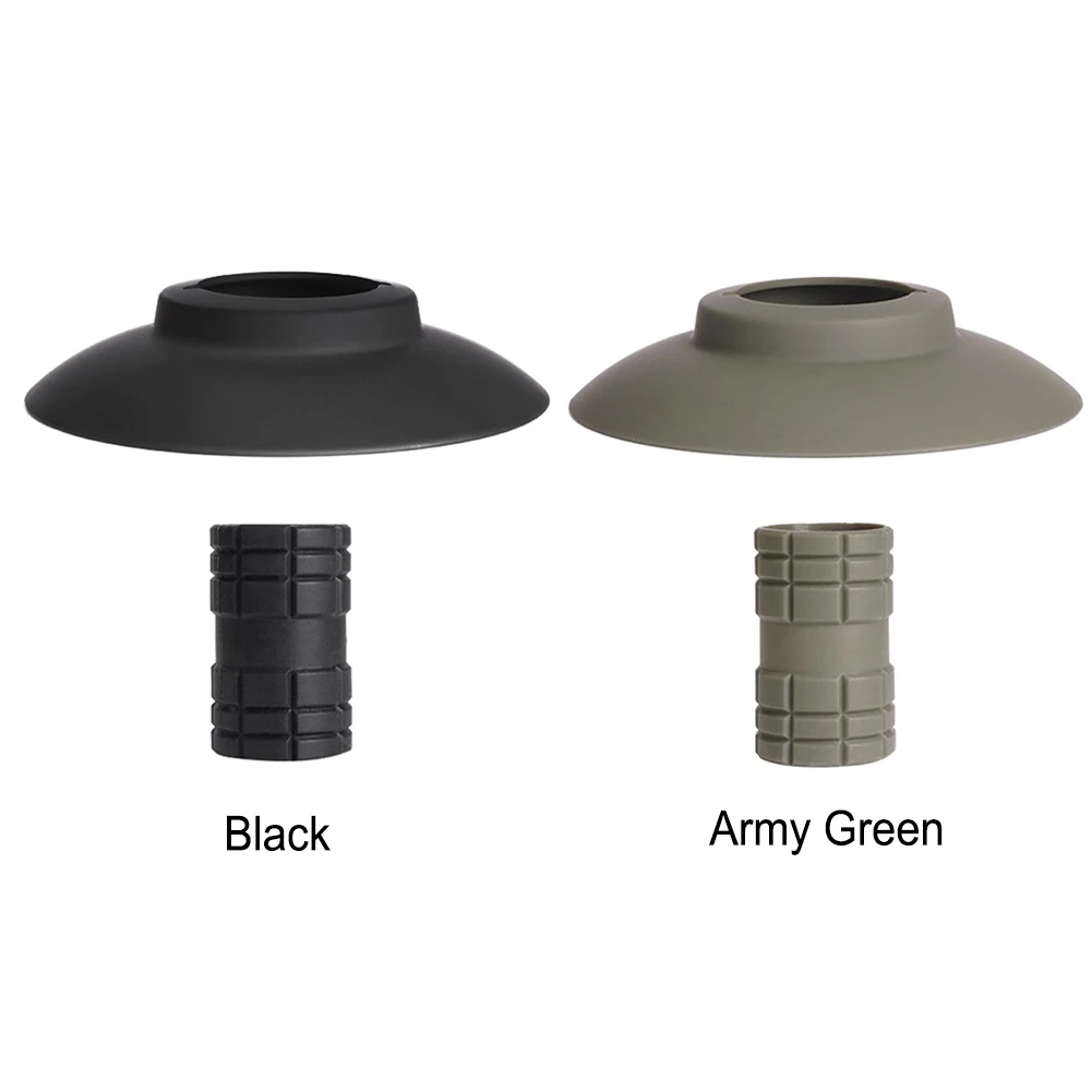 2pcs Camping Torch Coated Shell Anitislip Camping Lampshade Cover Silicone Camping Lantern Shade Outdoor Equipment for Goal Zero