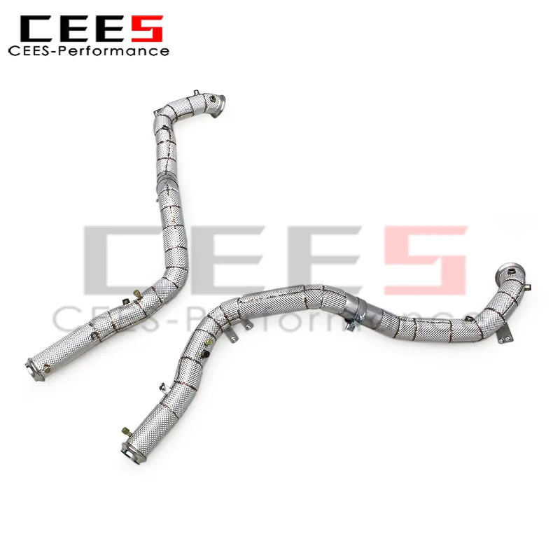 

CEES Performance Downpipe for Mercedes-Benz G63 AMG W465 4.0T 2024-2025 - SUS304 Stainless Steel, GPF/OPF Compatible