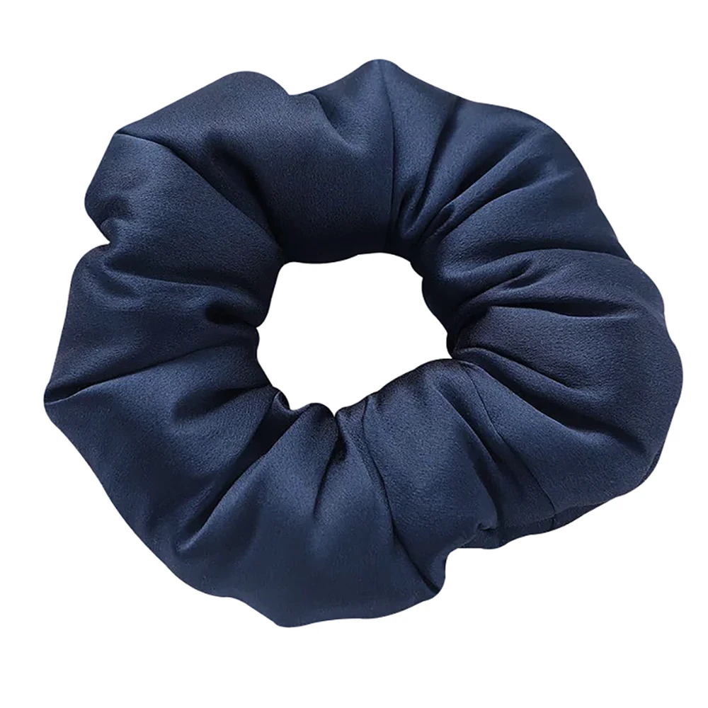 100% pura seta di gelso grande cuscino scrunchies nuvole cuscino sonno fasce per capelli imbottitura in cotone per donne ragazze 30 Momme 6 cm