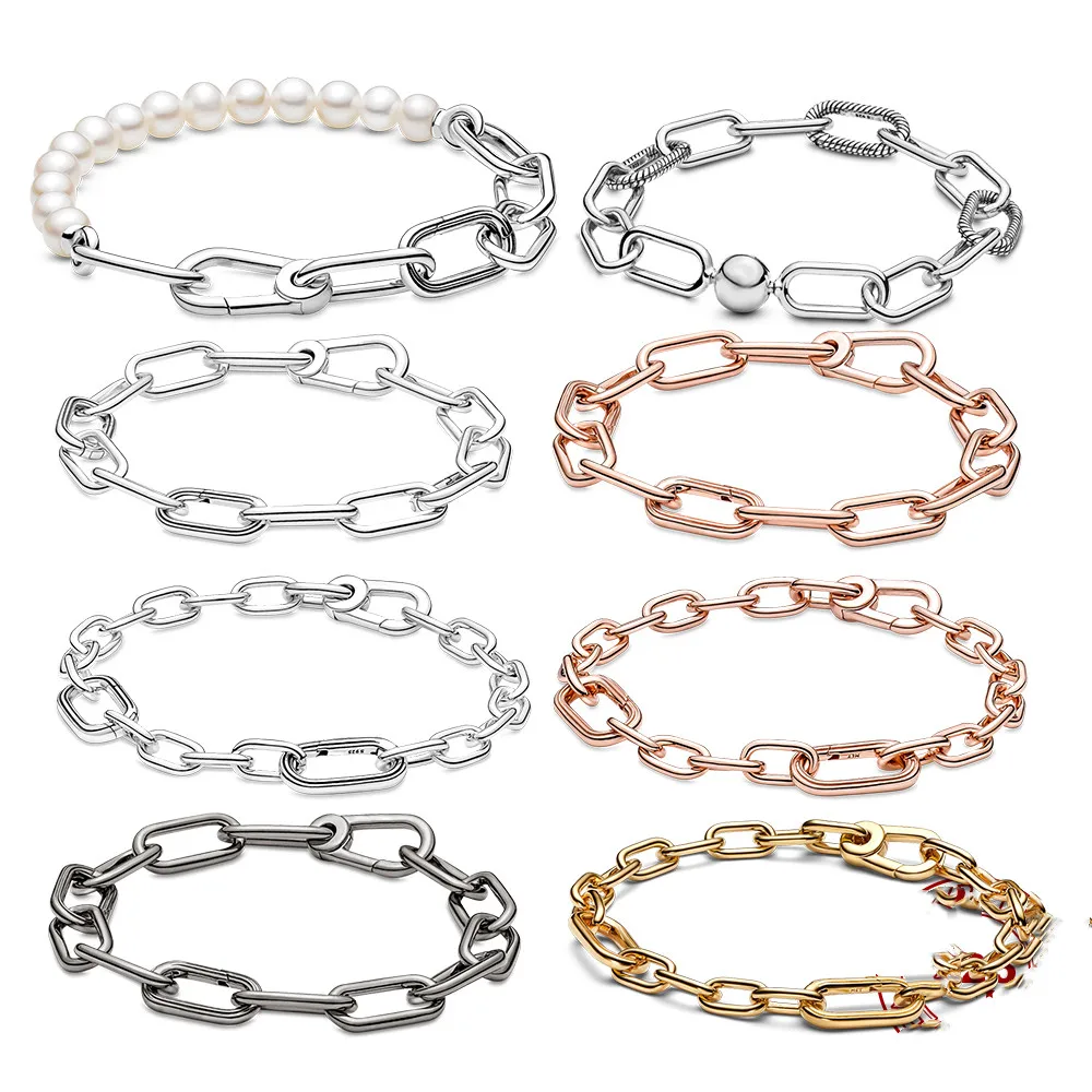 Hot Selling DIY Link Chain ME Collection Pearl Bracelets Festival Fashion Jewelry Gift Bracelets