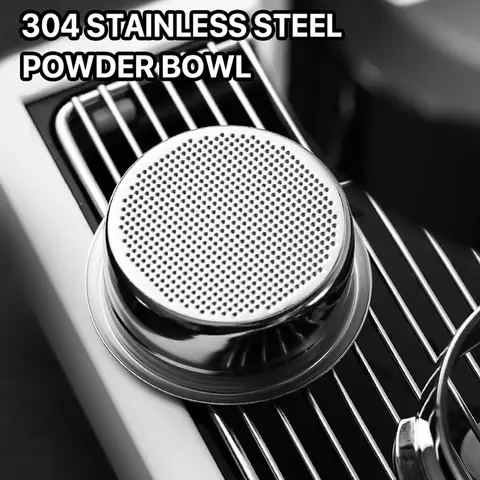 Panier de filtre à café en acier inoxydable, bol de poudre de café, poignée de café, bol universel sans fond, 51mm 54mm 58mm