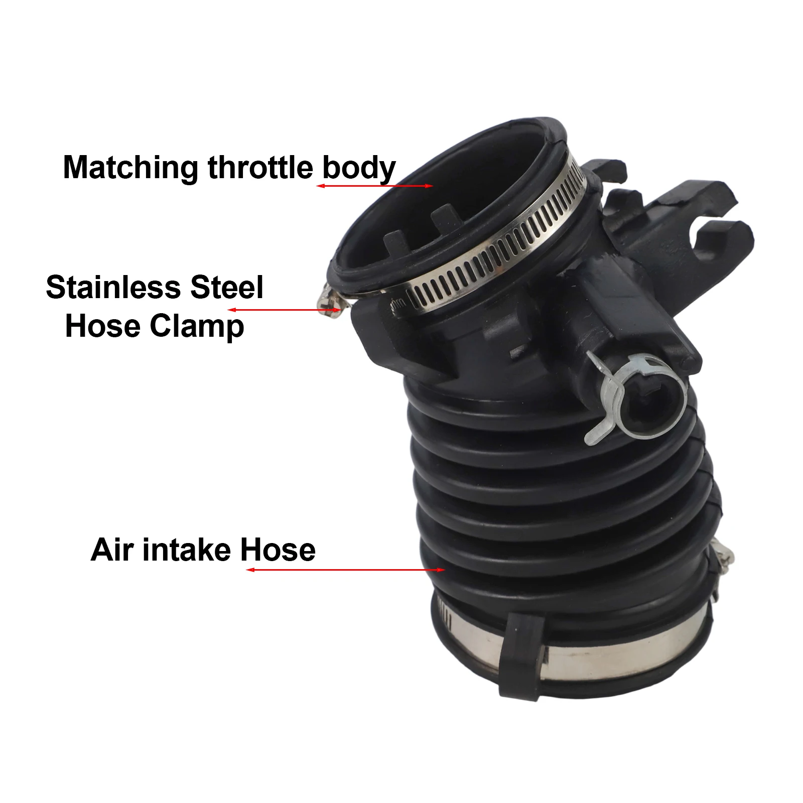 Manguera de admisión de filtro de aire Civic Parts 2012-2015 diseñada a especificaciones de fábrica Proceso de instalación fácil Reparación automotriz