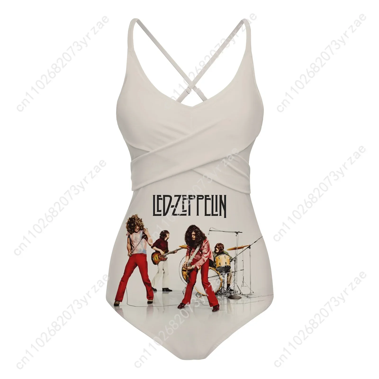 Led Zeppelin Women Sling Swimsuits Personalized Sexy Swimwear Pool Party Beach Bikini Summer Holiday Custom Made Bathing Suits