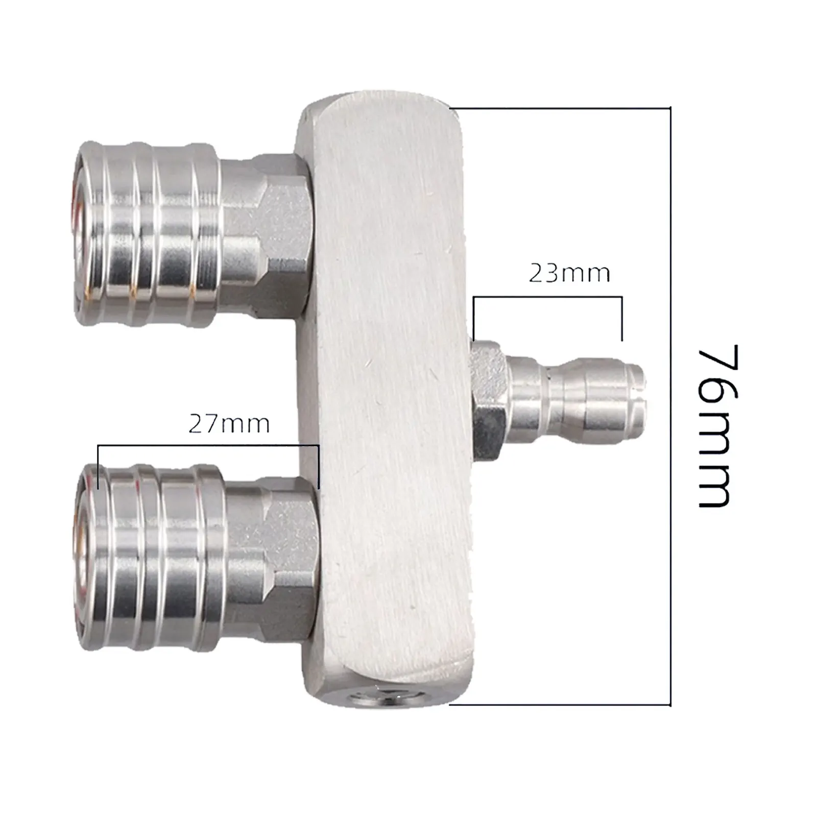 2 in 1 Pressure Washer Nozzle Head Set with 1/4 Inch Male Female Quick Connect for Cleaning and Long Lasting Use