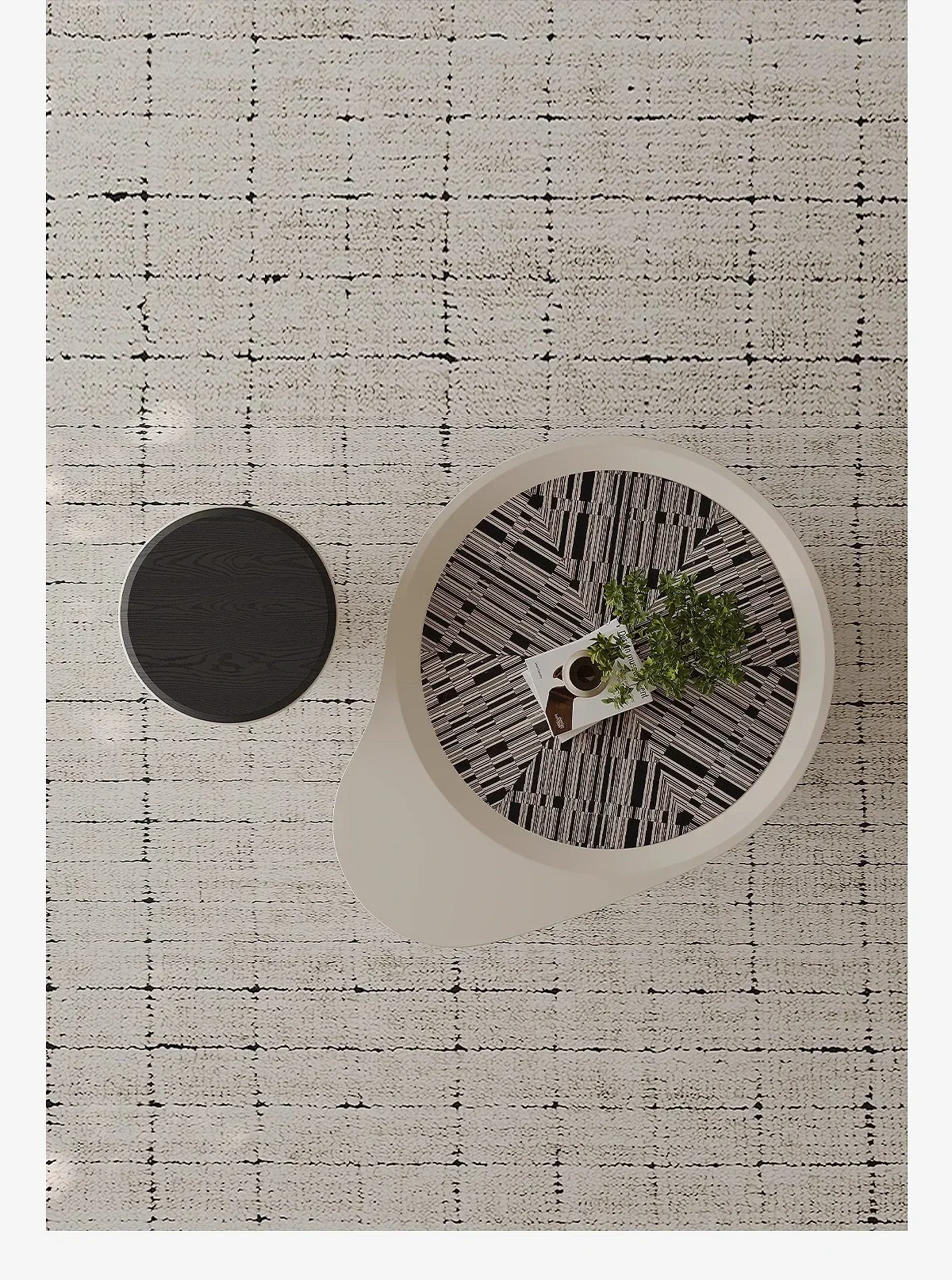 โต๊ะกาแฟทรงพิเศษทันสมัยเรียบง่ายสำหรับห้องนั่งเล่น ดีไซน์อิตาลี สร้างสรรค์ ชุดโต๊ะกาแฟ