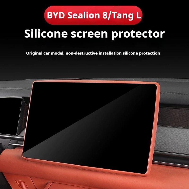 

Fit For BYD Sealion 8 Tang L Dmi/P EV Screen Protection Cover Center Console Navigation Instrument Display Silicone Pad Frame