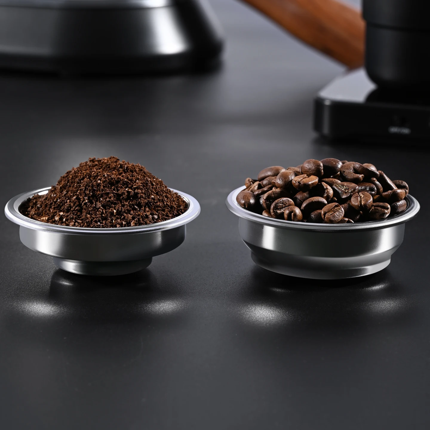 51MM/54MM/58MM Pressurized 1 hole Coffee Filter Basket Single/Double Cup Fit For Portafilter Espresso Coffee Accessories Tool view 3