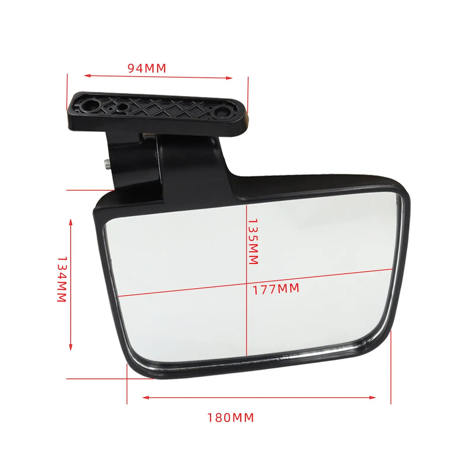 Universal Side View Mirrors Accessories Convex Mirrors Vehicle Repair Parts Lightweight Adjustable