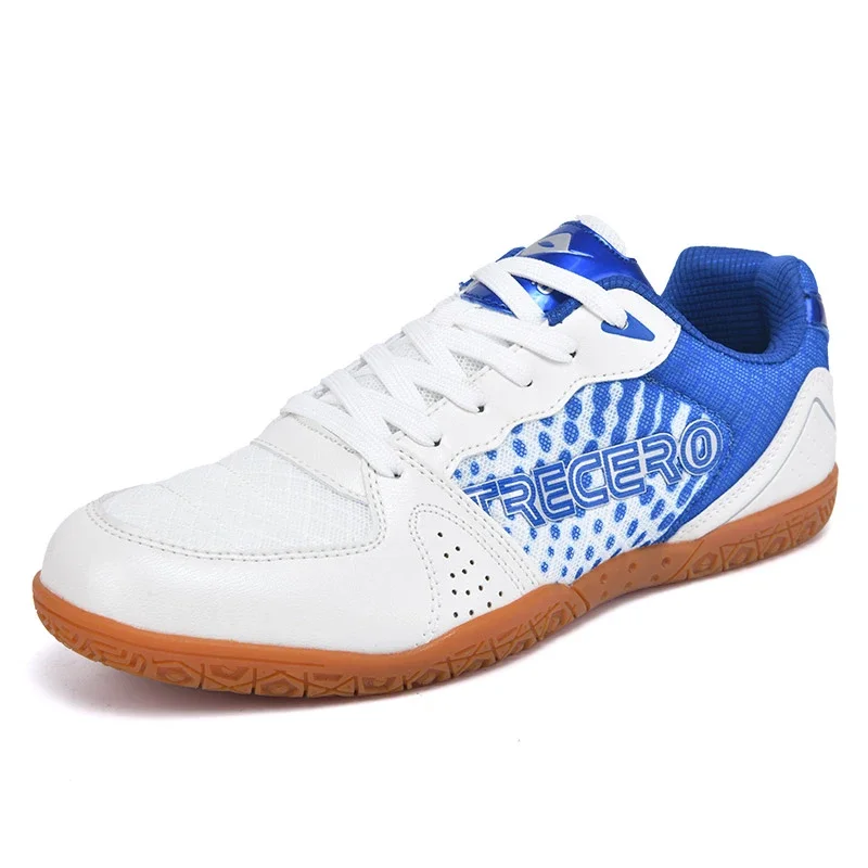 

Professional Table Tennis Shoes for Men Women Lightweight Blue Indoor Sports Badminton Sneakers Ping Pong Footwear