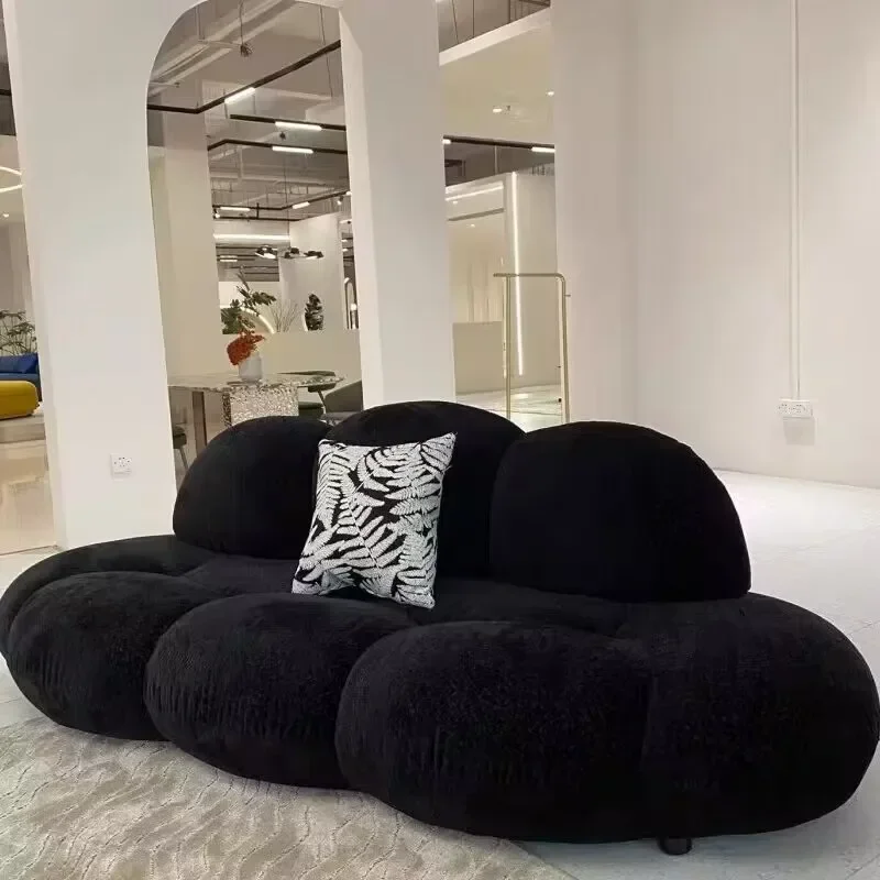 Cute Foam Sofa Comfortable Soft Simple Girl Sofa Tatami Modern Puffs Sofa Lazy Plush Cloud Salon Meuble Living Room Furniture