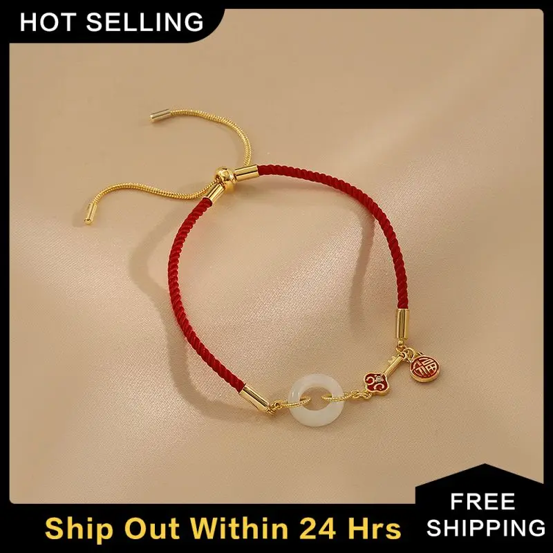 New Year Versatile Trend Fashion Trends 2023 Bracelet Hand Skewers Bright Color Full Color Chinese New Year Hand Woven Bracelet