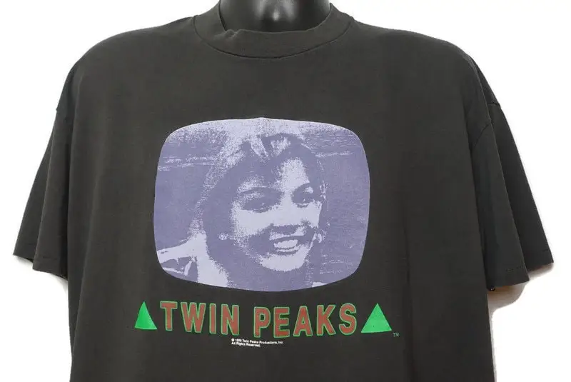 1990 T Shirt Twin Peaks Vintage Laura Palmer David Lynch Cult Fire Walk With Me Movie XL Stedman Tag