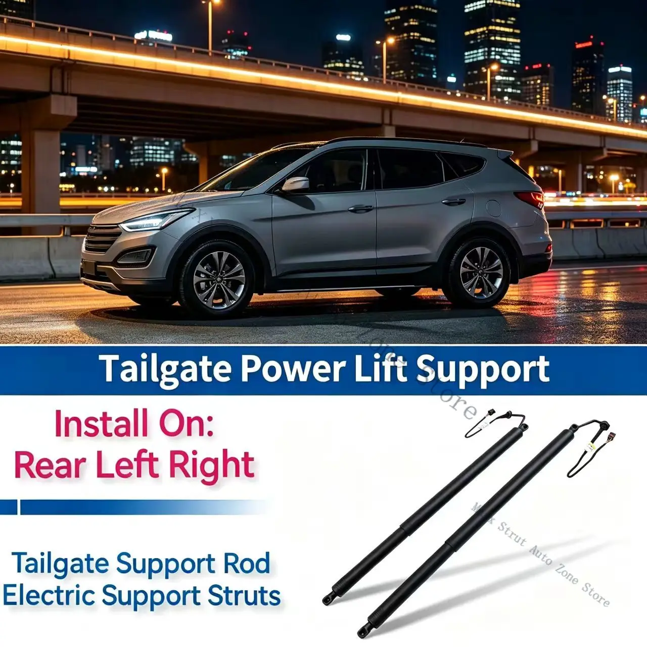 For M161 Maserati Levante 2017-2022 Power Tailgate Hydraulic Strut Electric Tailgate Strut  LH 670109048 RH 670109047