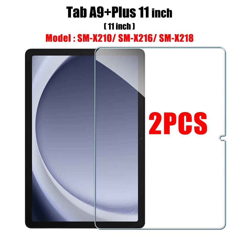 2PCS Gehard Glas Screen Protector voor Samsung Galaxy Tab S8 Ultra Plus S6 Lite S7 Fe A7 Lite a8 S9 A9 Tablet Accessoires Film