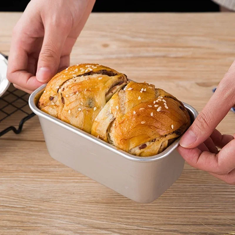 

5 Size Aluminium Loaf Pan Rectangle Baking Cake Mold Bread Tin Tray Non-Stick Cheese Box Brownie Pastry Decorating Tools Gadgets