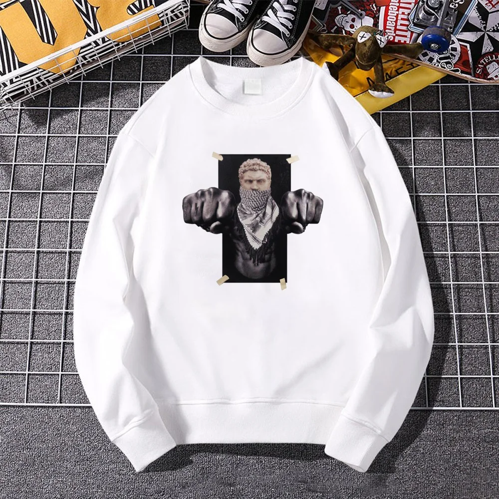 2022 Streetwear Hoodies Vrouwen Sweater Herfst Lente Lange Mouw Harajuku Sculptuur Print Sweatshirts Casual Trui Kleding