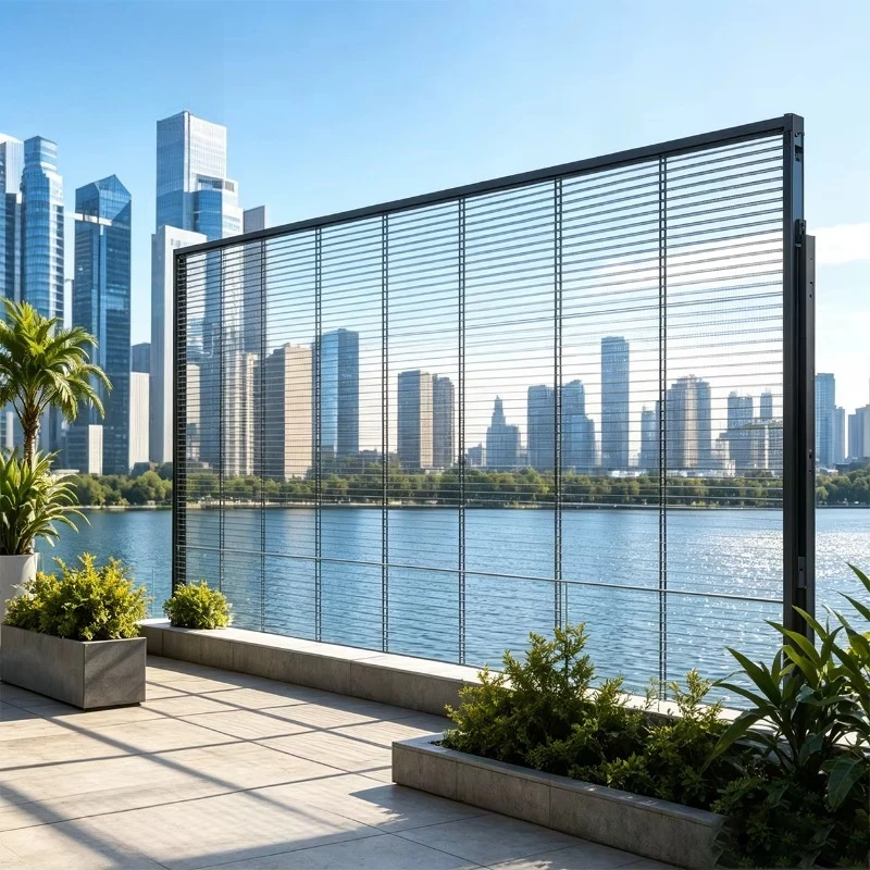 Commercial Advertising LED Grille Screen Transparent LED Mesh Display P2.8-P15 Lightweight Waterproof for Glass Window Facade