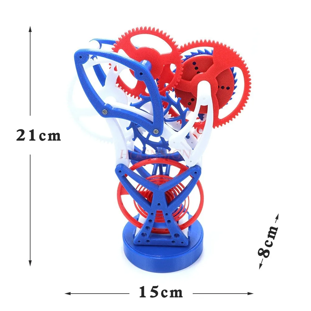 機械式設計のフライホイールモデル,時計,パワーギアセット,振り子時計,日曜大工の教育用アクチュエーター