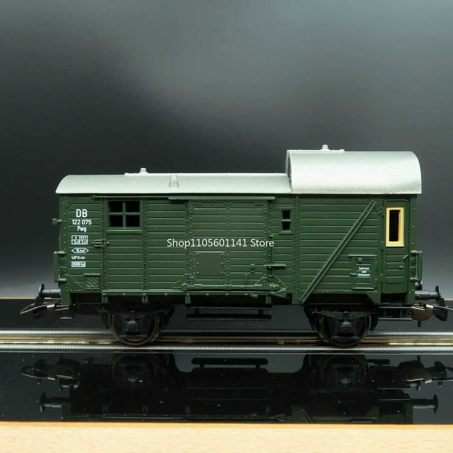 PIKO HO Type 1:87 Model Train Boxcar 57721 DB Third-generation Boxcar with Observation Room Model Train Collection