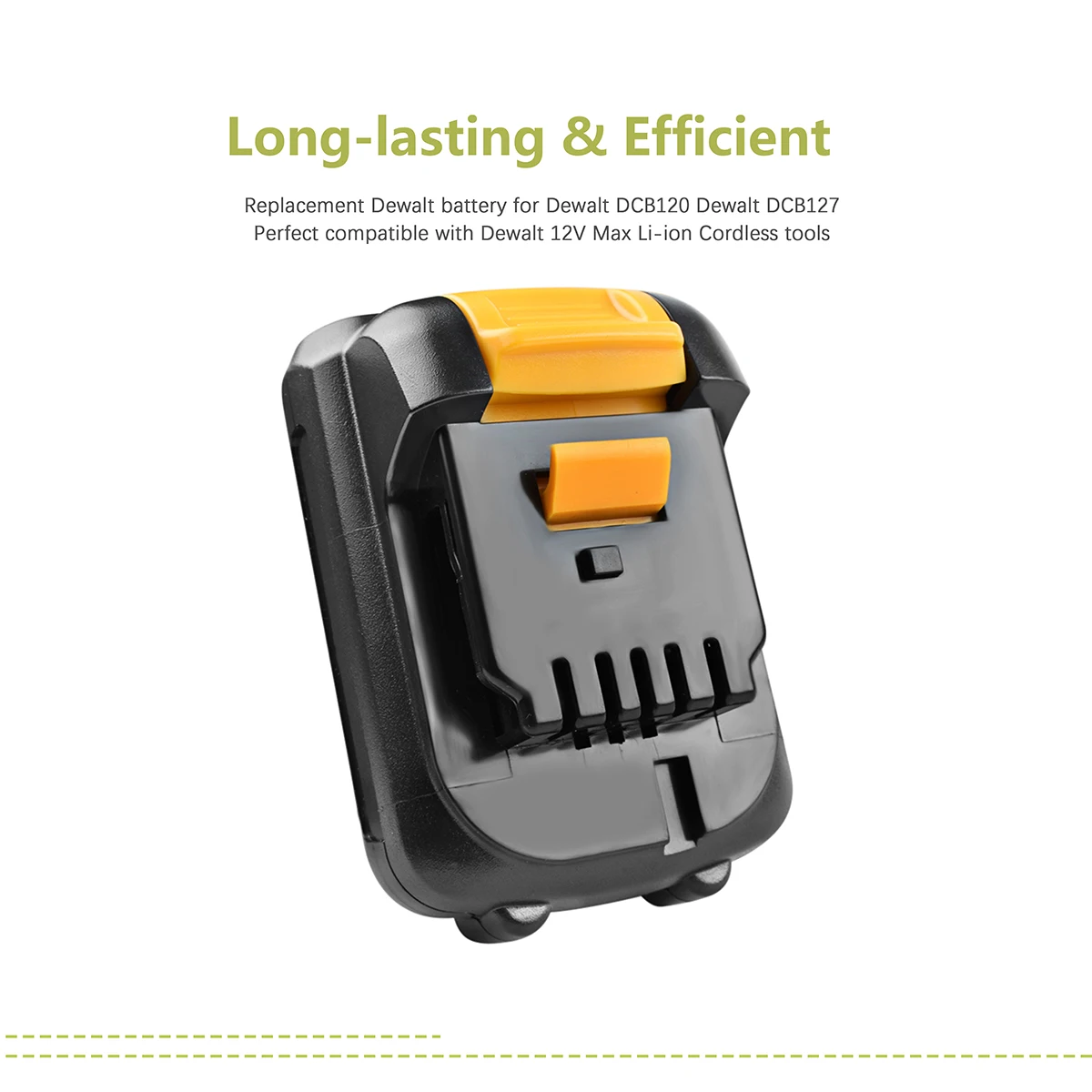 Запасная батарея для Dewalt, 12 В, 3,5 Ач, DCB120, DCB123, DCB127, DCB121, DCD710S2, DCF610S2, DCF805, DCF815, DCF813S2, DCS310B