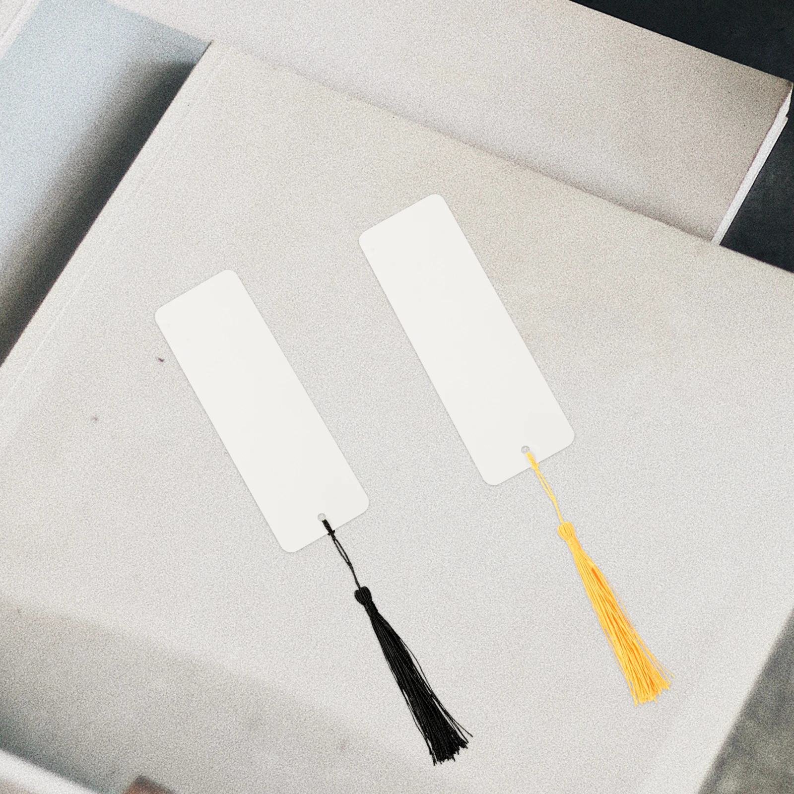 

24Pcs Creative Bookmark Blank Tassel Design for Reading Lovers Journal Notes Learning Progress School Office Supplies