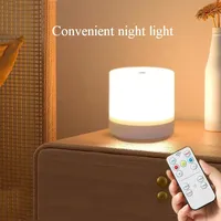 Intelligent charging remote remote control touch ambient light, bedroom sleep with eye protection soft light led sleep light