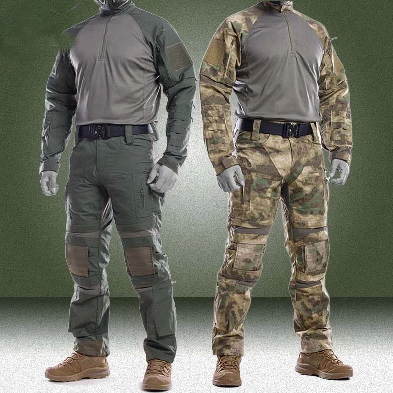 

Tactical CP Camouflage Suit Frogman Training Hiking Hunting Suit Outdoor FG Camo Waterproof Wear-resisntant Hunting Clothing