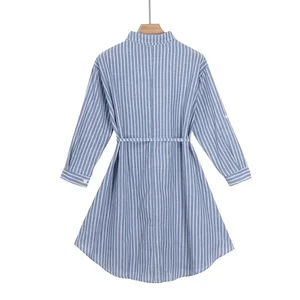 Striped dress lining for pregnant maternity Women's Clothes Breastfeeding Pregnancy Long Sleeve 10 Main Sales Breastfeeding Dress - №8