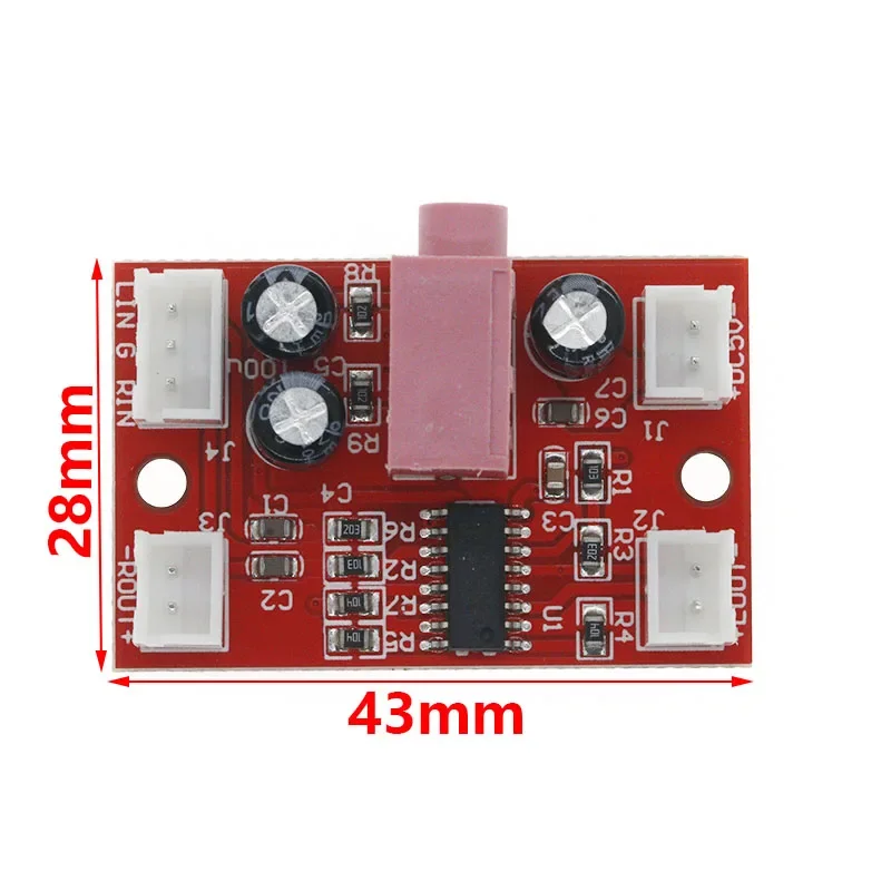 LM4863 Fever 5V Mini Channel Power Amplifier Power Amplifier Board 3+3W Hifi Amp Charger Power Supply Board