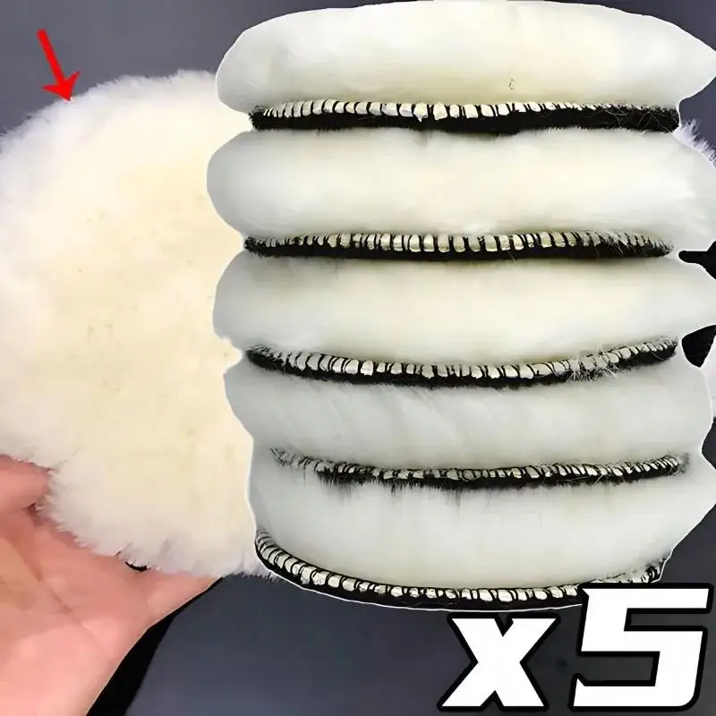 3/4/5/6/7 Inch Polishing Kit Polishing Pad Car Waxing Sponge Disk Wool Wheel Auto Paint Care Polisher Pads for Car Polisher Tool
