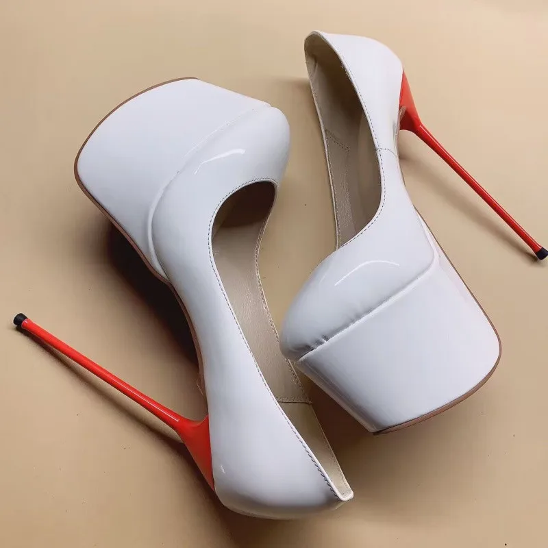 

MKKHOU Fashion Pumps New High Quality Handmade Custom Shoes Sexy Super High Heels Thin Heels 16cm High Heels Women's Heels