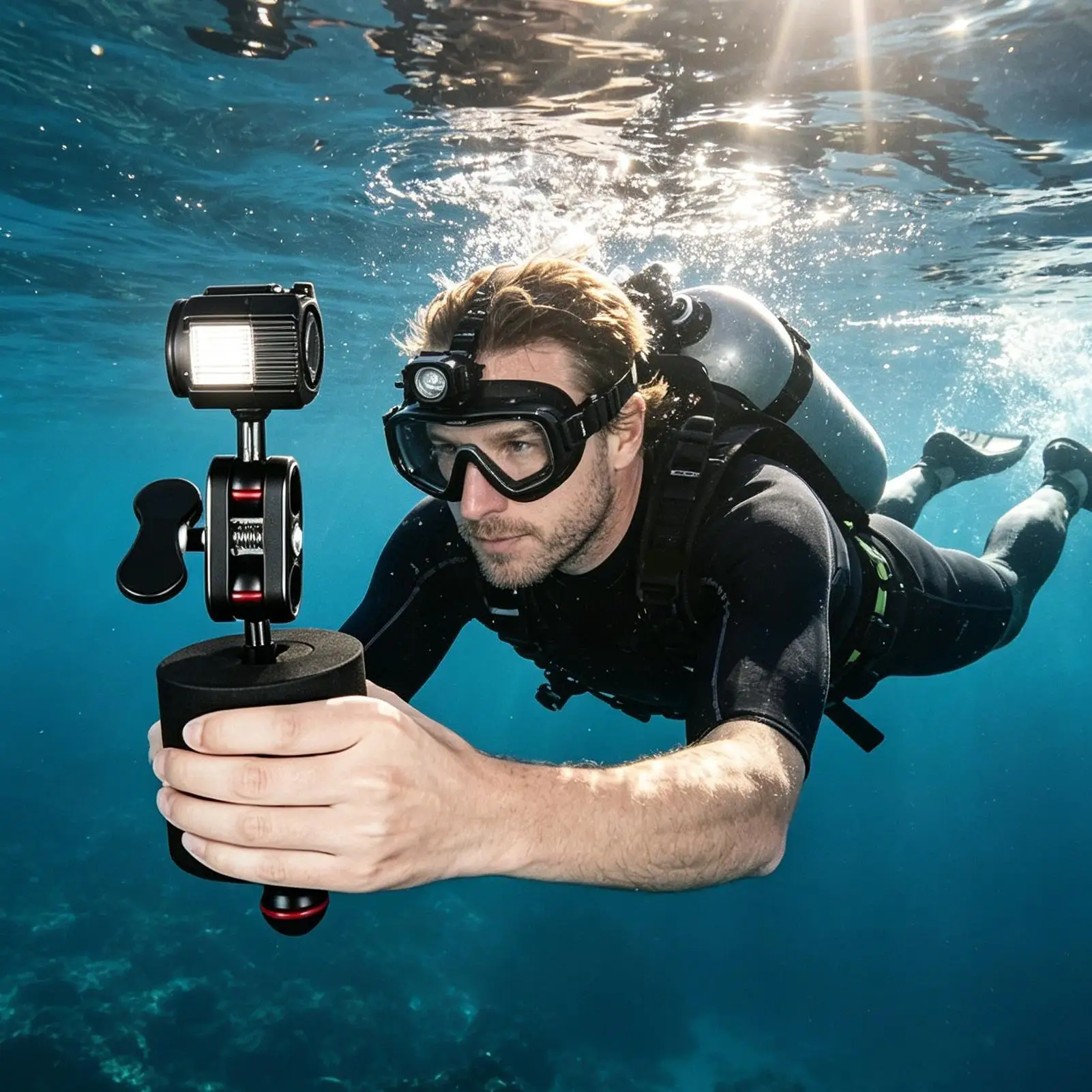 Camera Buoyancy Float Kit 4 Pcs Portable Floating Foam Device for Deep Water Sea Travel Vacation Photography Filming Exploration