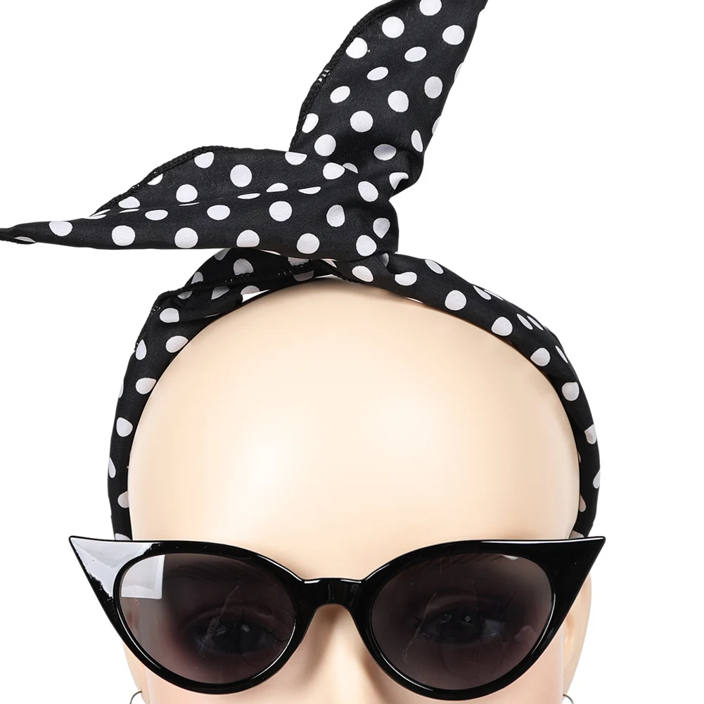 ملابس تنكرية للأفلام الوردية من الشحوم للنساء ، عصابة رأس للسيدات ، نظارات ، أقراط ، وشاح ، عتيق ، إكسسوارات تنكرية ، إكسسوارات خيالية