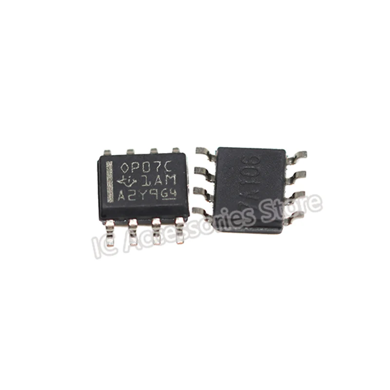 10pcs OP07C OP07 OP07CDR  OP07CDRG4 SOP-8 Operational Amplifiers - Op Amps Low Offset Volt Prec new original