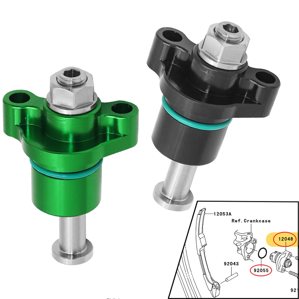 

Manual Timing Cam Chain Tensioner Adjuster For Kawasaki Ninja ZX-10R ZX-10RR /ABS 2004-2018 -Manual Adjustable Tensioner