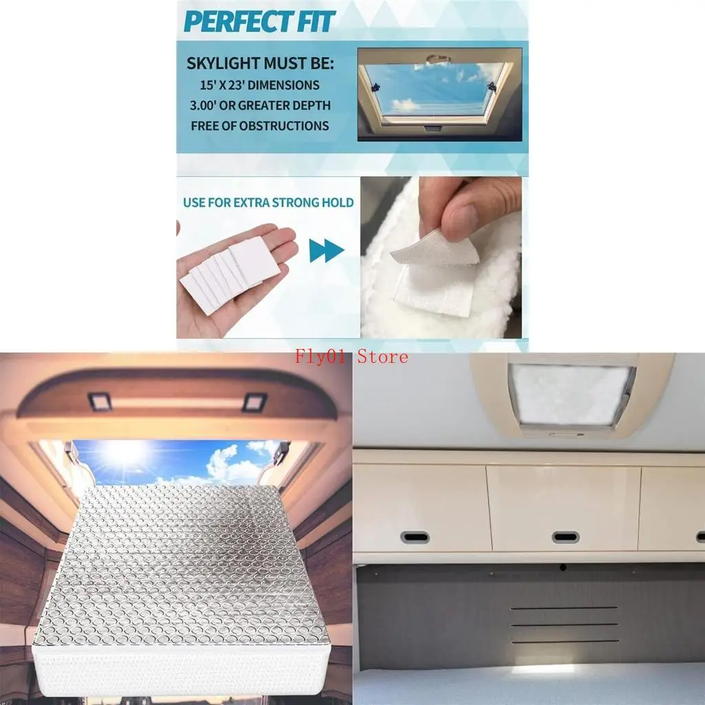 

Люк на крыше Sunshades Trailer Trailer Skylight Socutor Cover 14x14x2,8 дюйма