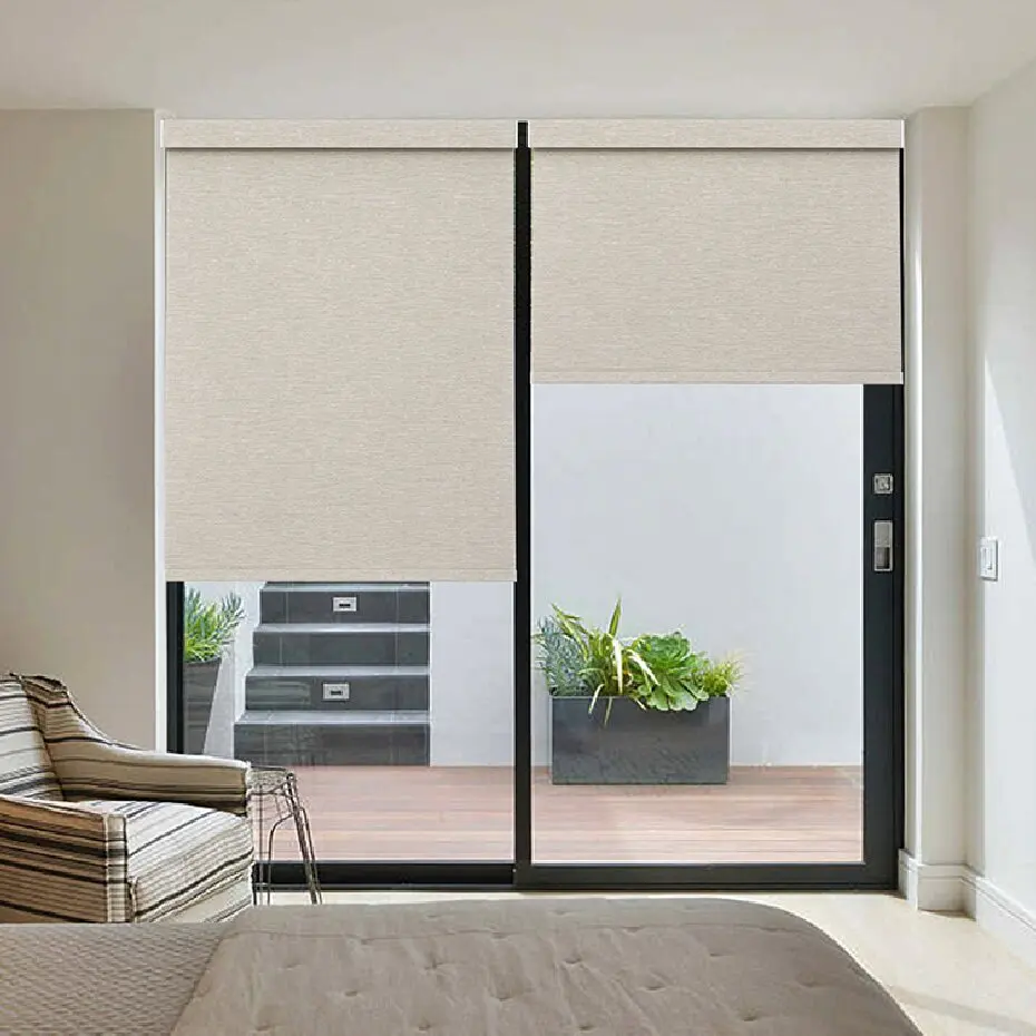 

Smart Motorized Roller Blinds. WiFi/Remote Control Blackout Shades for Total Privacy & Sun Protection. Works with Alexa. Easy Se