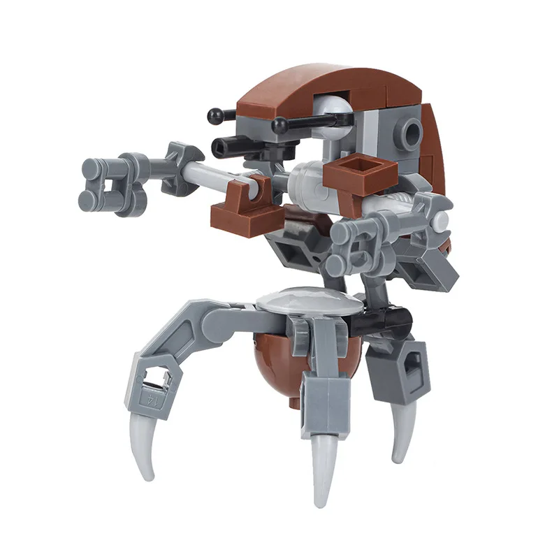 NEW MOC Star Mercenary Droideka Mini Spider Crab Robot Sniper Film Classic Model Building Blocks Sets Bricks Toy City