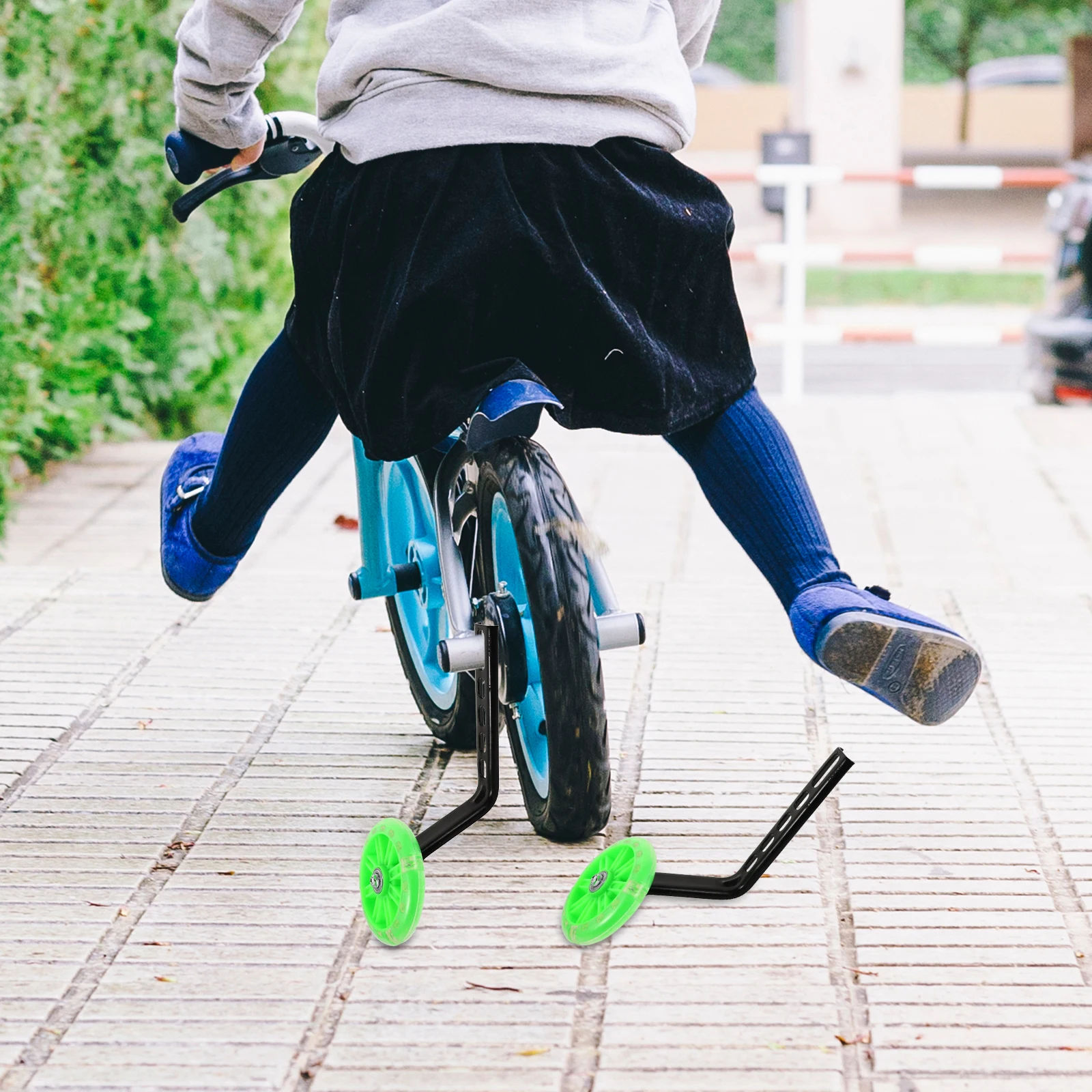 

Bicycle Training Auxiliary Wheels For Children Bike Adjustable Kids Bike Replacement Green Rubber Stabilizer Children Cycling