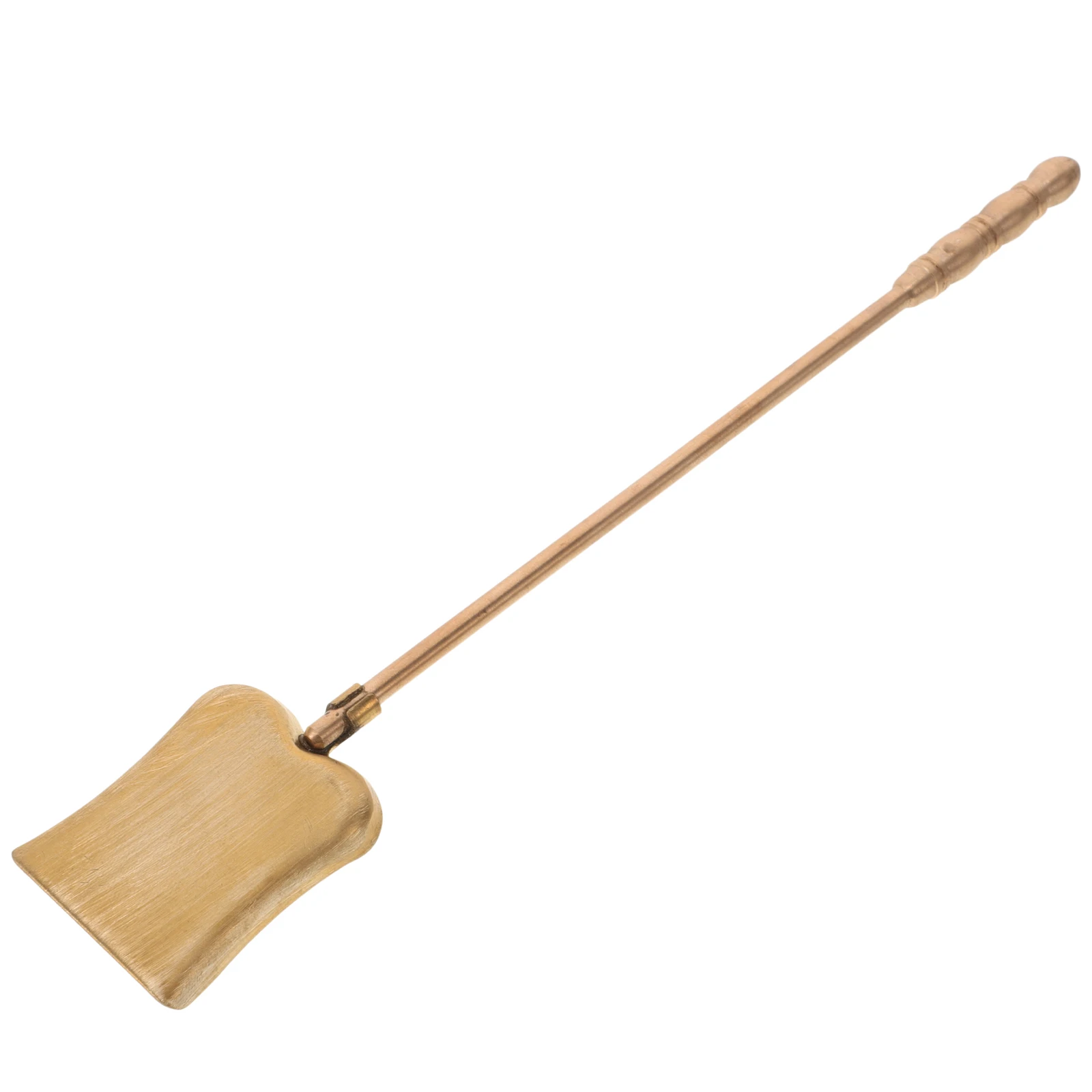 

Copper Furnace Ash Shovel Multi Functional Tea Scoop Long Handle Fireplace BBQ Spade Household Tea Accessories Stove Cleaning