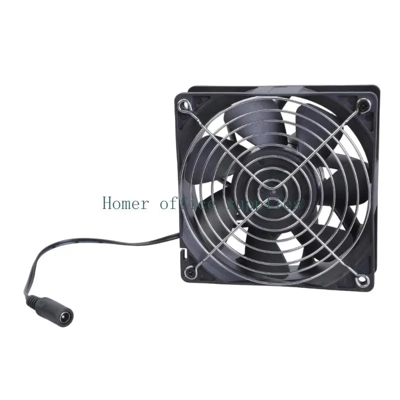

K43B 12cm Exhaust Fan 12V 2.7A 6000RPM Cooling Fan for 3D Printers and Kitchens