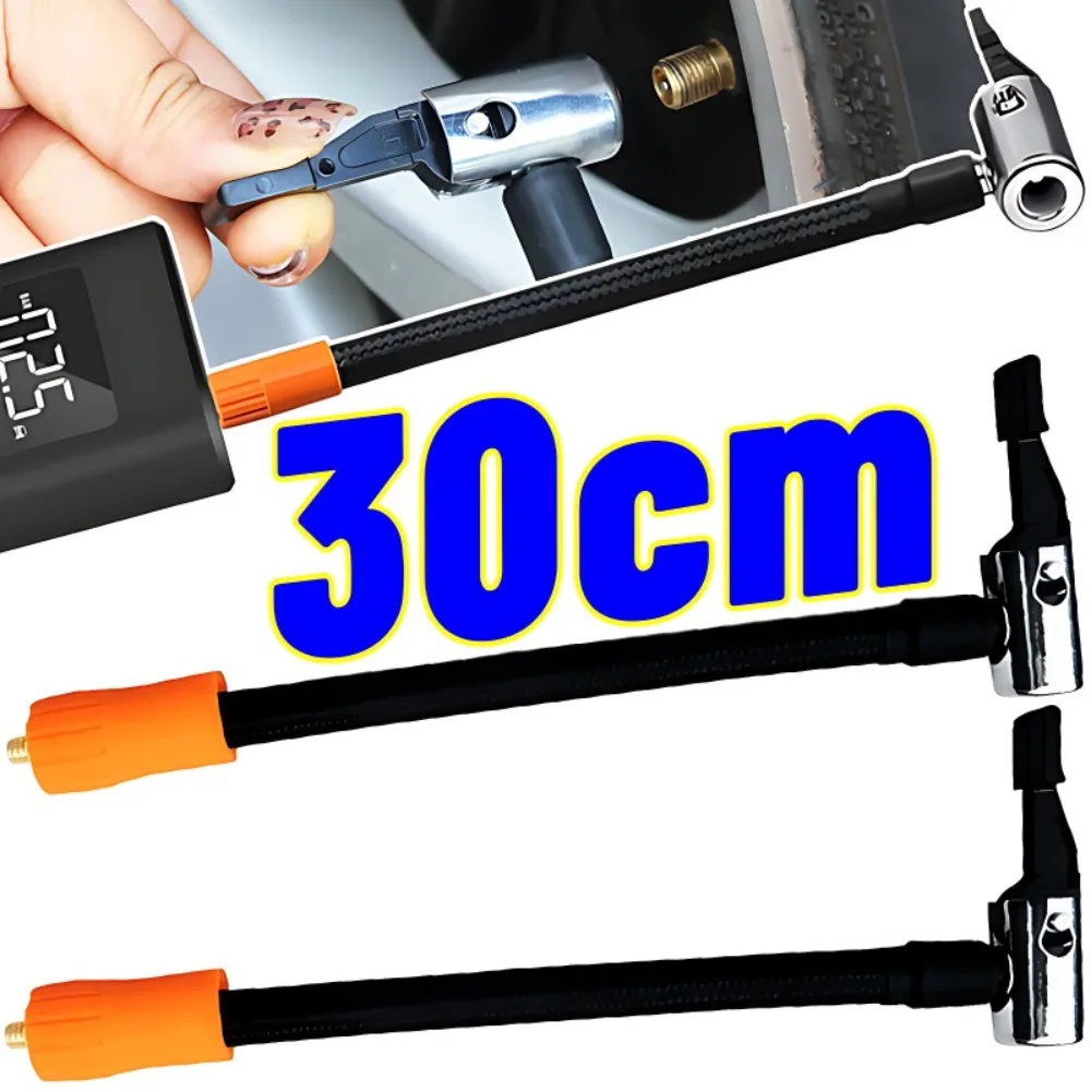 

M6 Пневматическая трубка для накачивания 30 см Гибкий воздушный шланг Разъем с медным сердечником Автоматическая трубка для заполнения шин Автомобильный воздушный насос Запасные части