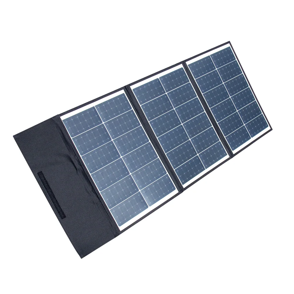 100W Portable Folding Outdoor Camping Monocrystalline Silicon Foldable Solar Panel