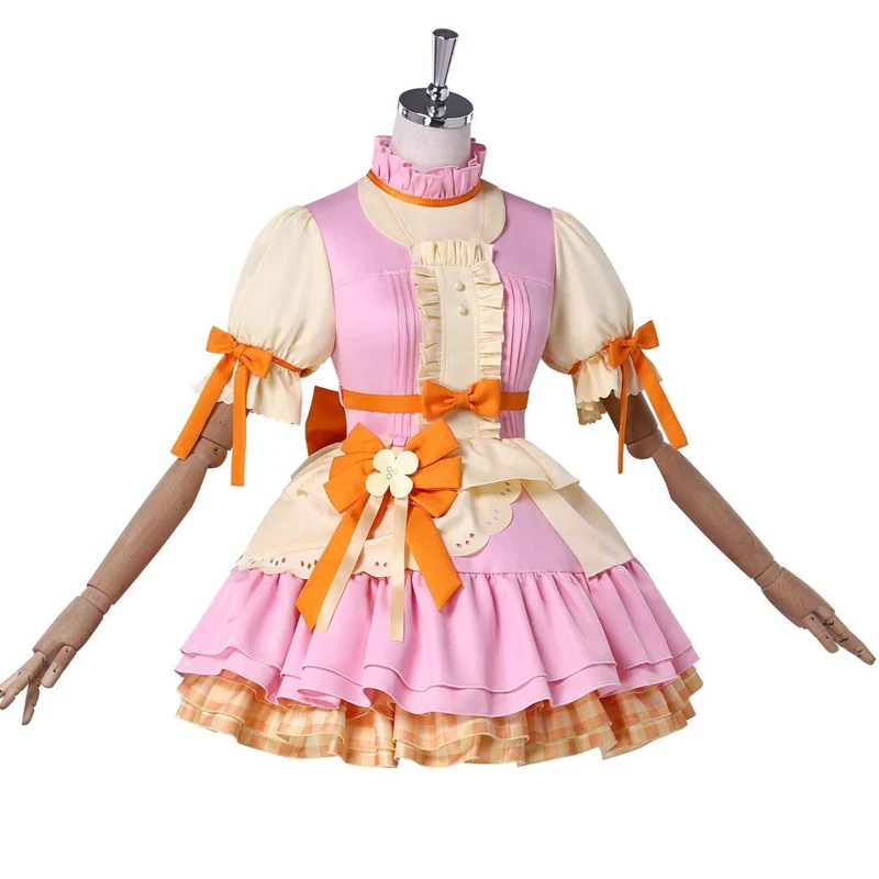 ANIMECC IN STOCK Anya Forger Cosplay Costume Wig Anime Anya Pink Lolita Dresses Roleplay Outfit for Halloween Carnival Comic Con view 3