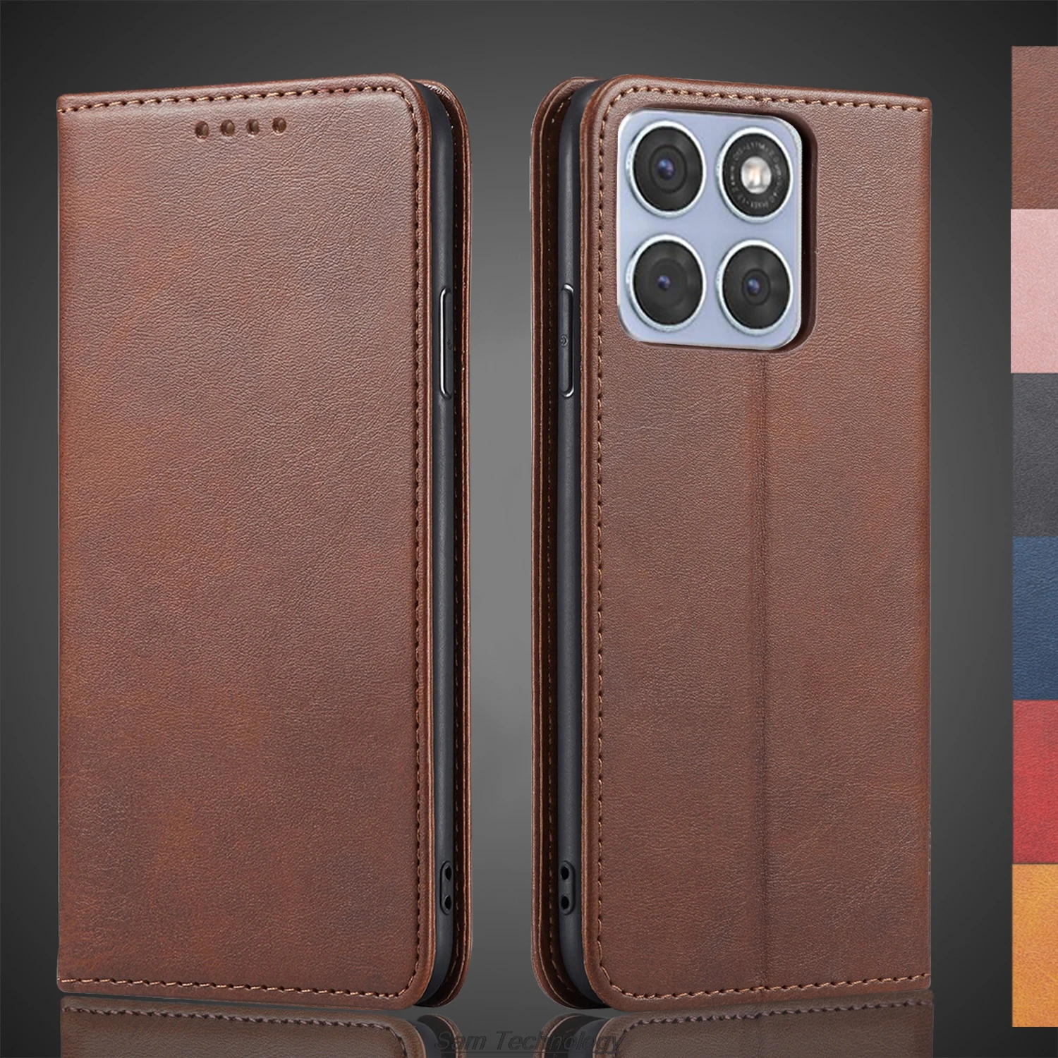 

Magnetic attraction Leather Case for Motorola Moto Edge 70 Fusion + Holster Flip Cover Case Wallet Phone Bags Capa Fundas Coque