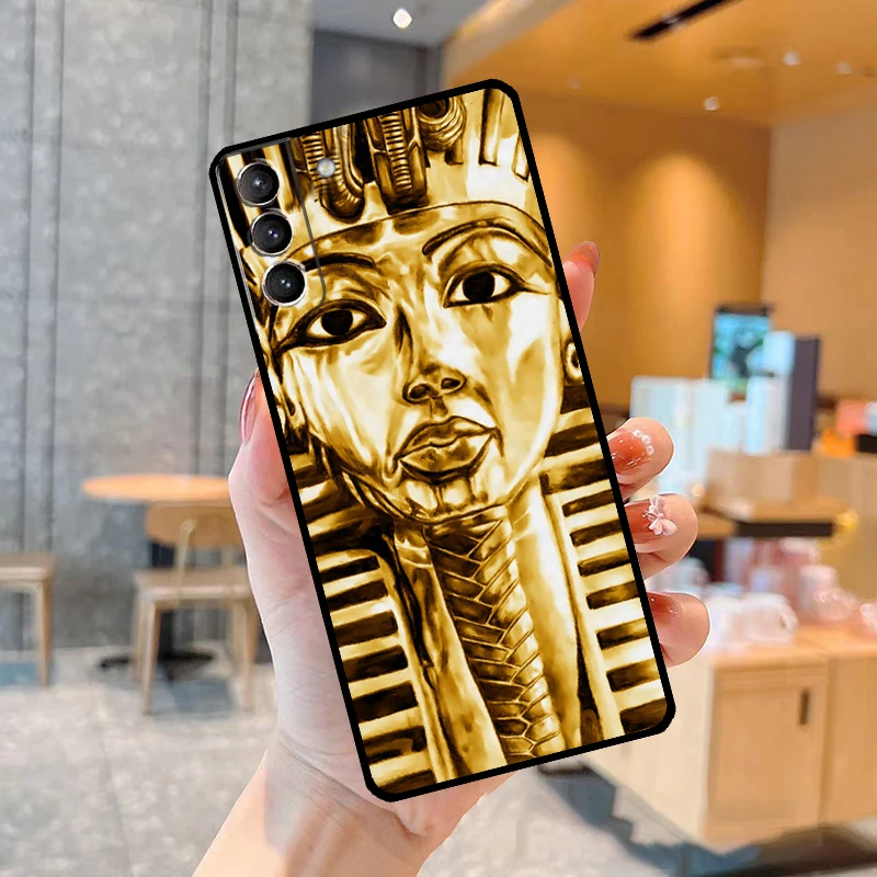 Egypt Egyptian Pharaoh Capa Phone Case For Samsung Galaxy S21 S20 FE S22 S23 Ultra S8 S9 S10 Plus Note 10 20 Ultra